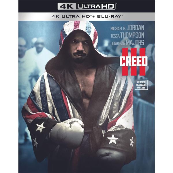 NEW CREED 3 4K ULTRA HD DVD + BLU RAY