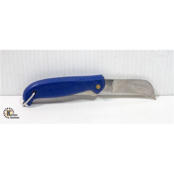 KLEIN TOOLS FOLDING KNIFE, MADE IN SHEFFIELD, UK