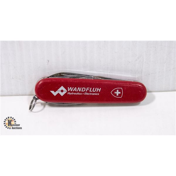 VICTORINOX SWISS ARMY FOLDING KNIFE, GENUINE