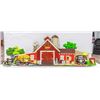 Image 1 : LARGE PLASTER FARM FOLK ART PIECE - 4FT LONG