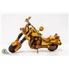 Image 1 : HANDMADE WOODEN MOTORCYCLE APPROX 18 INCH LONG