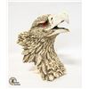 Image 1 : 11 INCH EAGLE HEAD STATUE MADE OF PLASTER