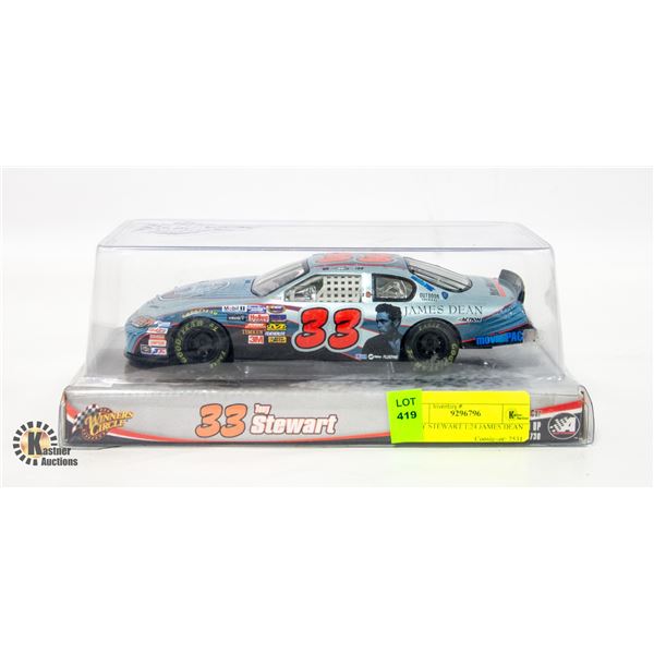 TONY STEWART 1:24 JAMES DEAN CAR