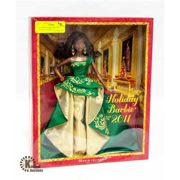2011 COLLECTIBLE MATTEL HOLIDAY BARBIE IN