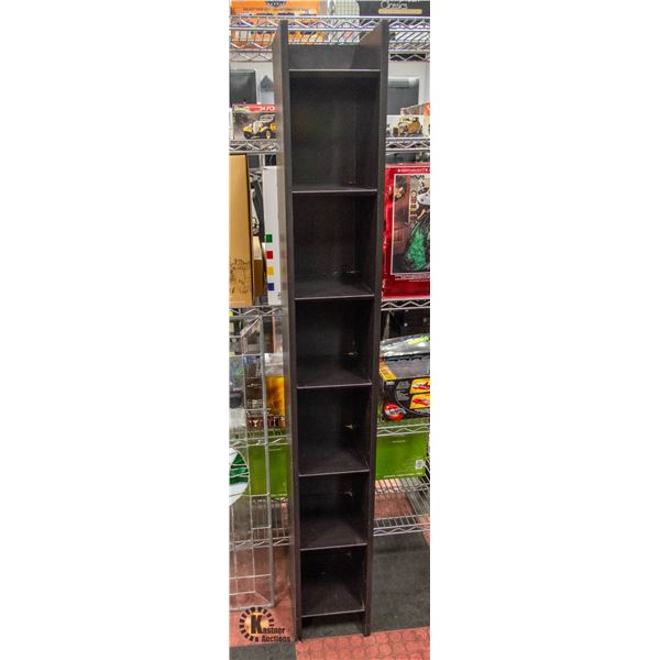 5FT DVD CABINET DARK CHOCOLATE BROWN