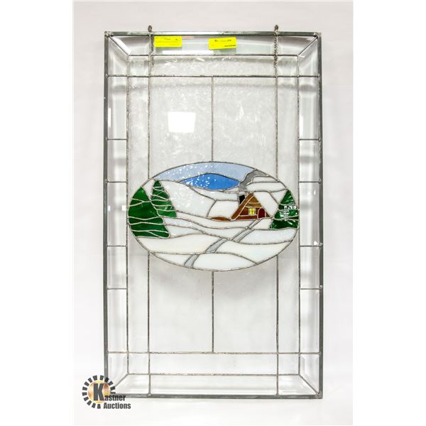 STAINED GLASS WALL HANGING