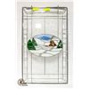 Image 1 : STAINED GLASS WALL HANGING