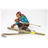 Image 1 : METAL SKIER DECOR 16" X 28"