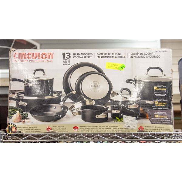 NEW CIRCULON PREMIER PROFESSIONAL COOKWARE