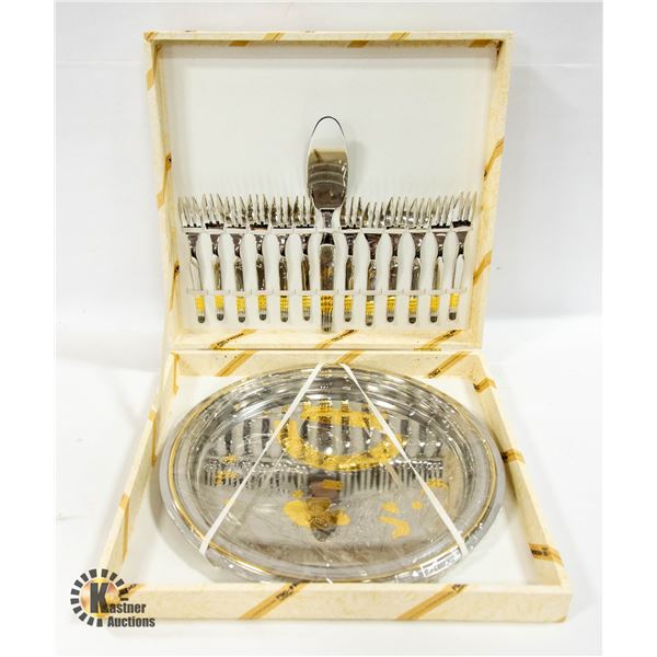 NEW FBG-FREDDI CAKE CUTLERY SET, MADE IN ITALY