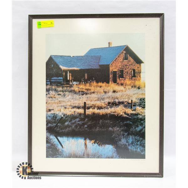 PROFESSIONALLY FRAMED PHOTO PRINT - OLD HOUSE