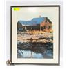Image 1 : PROFESSIONALLY FRAMED PHOTO PRINT - OLD HOUSE