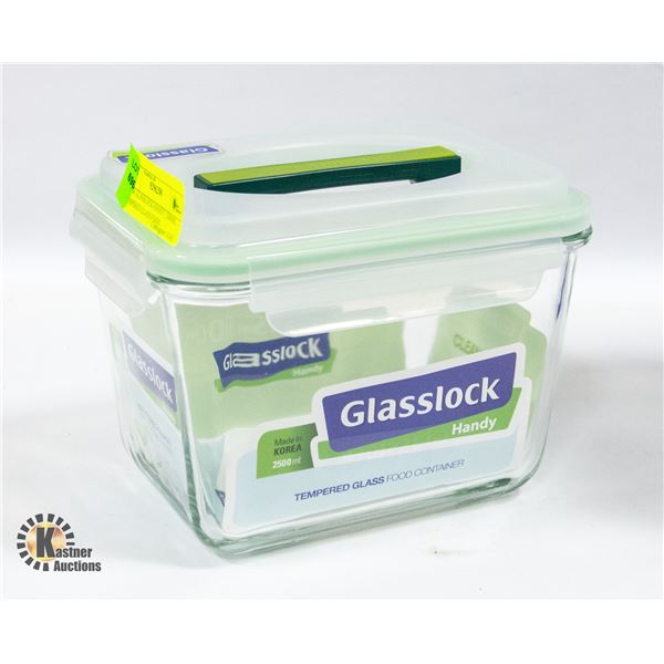 NEW GLASSLOCK HANDY 2500ML TEMPERED GLASS FOOD