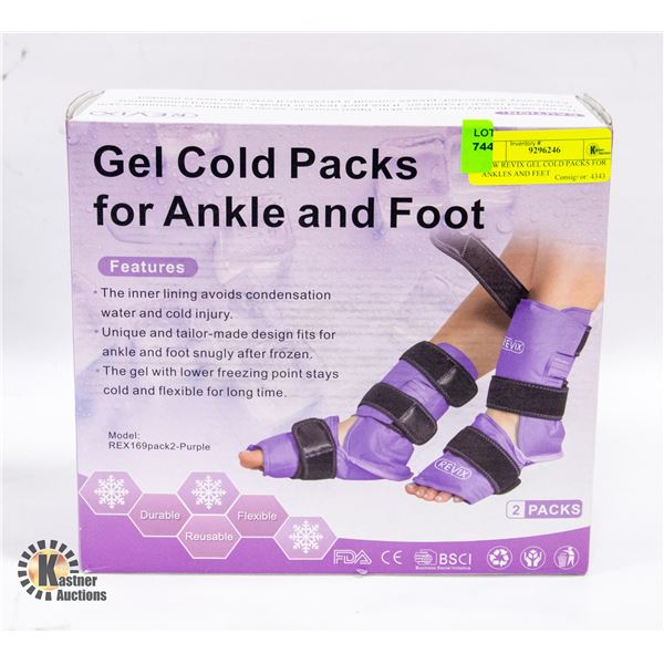 NEW REVIX GEL COLD PACKS FOR ANKLES AND FEET