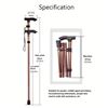 Image 3 : LIGHTWEIGHT & ADJUSTABLE WALKING STICK - FOLDABLE