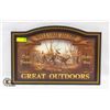 Image 1 : GREAT OUTDOORS WOOD PICTURE