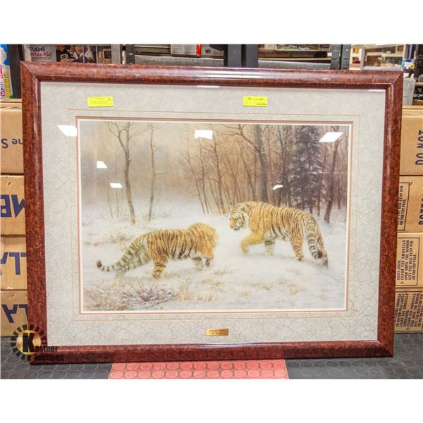 LIMITED EDITION PRINT "ICY COURTSHIP" BURNS 357/50