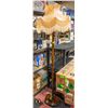 Image 1 : ANTIQUE WOODEN FLOOR LAMP WITH