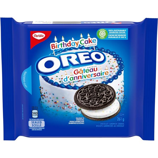 3 NEW BAGS OF BIRTHDAY CAKE FLAVOURED OREOS