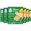 Image 1 : NEW CASE WITH 6 PACKS OF GERBER ORGANIC RICE RUSKS