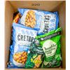 Image 1 : LARGE MIXED BOX OF VARIOUS CHIPS AND SNACKS
