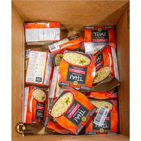 NEW LARGE BOX OF SINGLE SERVE ASIAN CREATIONS THAI