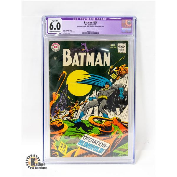 CGC RESTORED 6.0 BATMAN #204