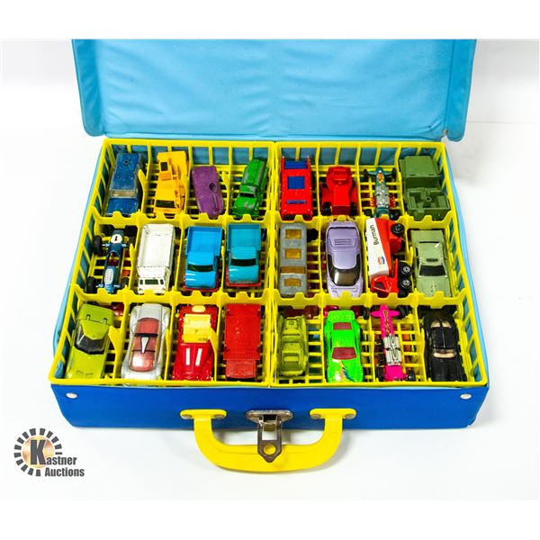 CASE FULL VINTAGE HOT WHEELS & MATCHBOX CARS