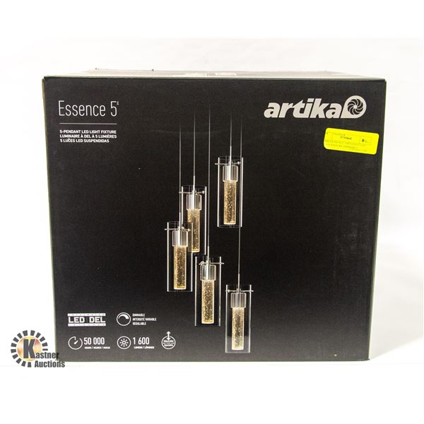 ARIKA ESSENCE 5 PENDANT LED LIGHT FIXTURE DIMMABLE