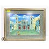 Image 1 : APPROX 24X30 SIGNED FRAMED ESTATE ART-ESTATE