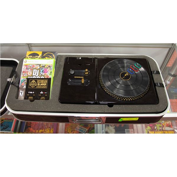 XBOX 360 DJ HERO RENEGADE EDITION IN METAL CASE