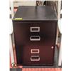 Image 1 : BLACK METAL 2-DRAWER FILING CABINET (OPEN,