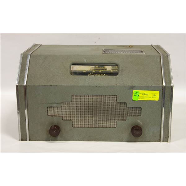 ANTIQUE COIN OPERATED HOTEL RADIO UNTESTED