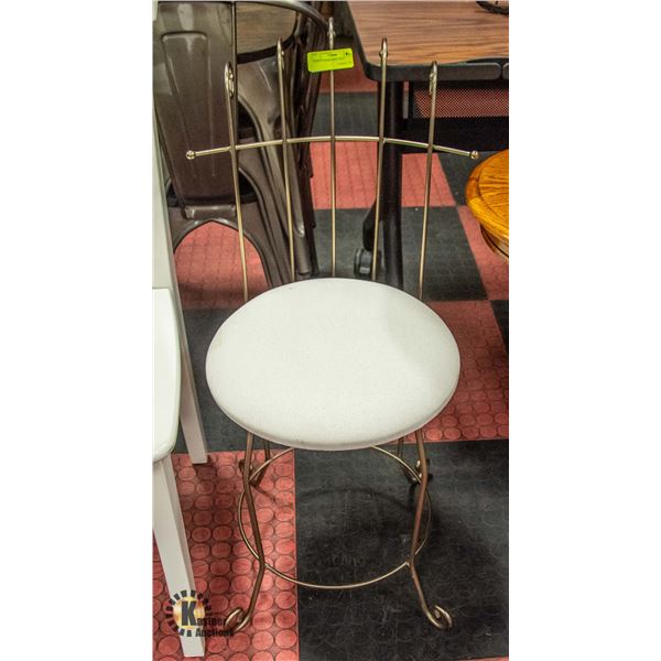 VANITY CHAIR WHITE SEAT