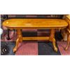 Image 1 : SOLID OAK SOFA TABLE15" X 53" X 25"