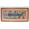 Image 1 : LARGE VINTAGE FRAMED TAPESTRY PICTURE “BLESS