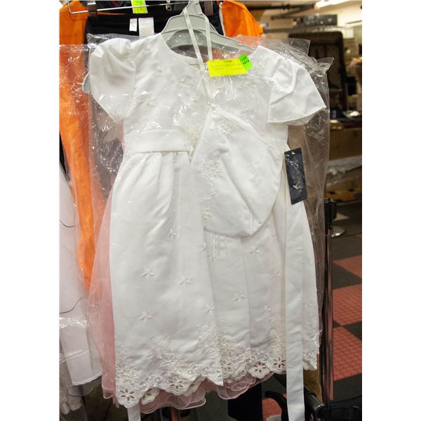 PAIR OF NEW GIRLS SIZE 2 DRESSES (2 DESIGNS)