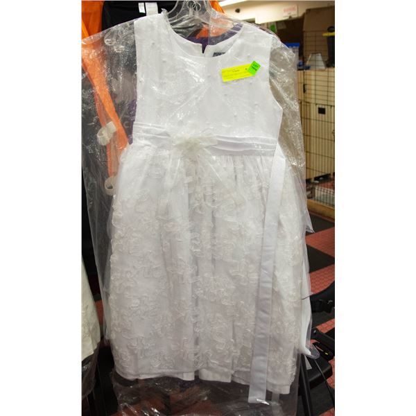 PAIR OF NEW GIRLS SIZE 7 DRESSES (2 DESIGNS)