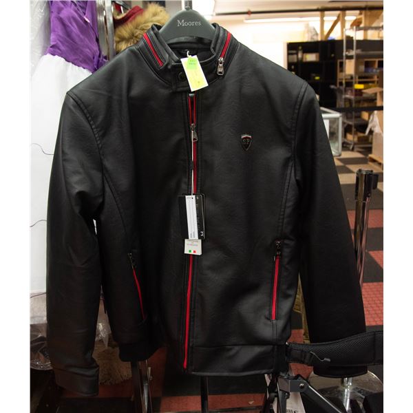 MEN'S NEW S.F. BLACK JACKET SIZE MEDIUM