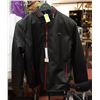 Image 1 : MEN'S NEW S.F. BLACK JACKET SIZE MEDIUM