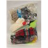 Image 1 : BAG LOT OF ASSORTED SIZE XS DOG TOYS, TREATS AND