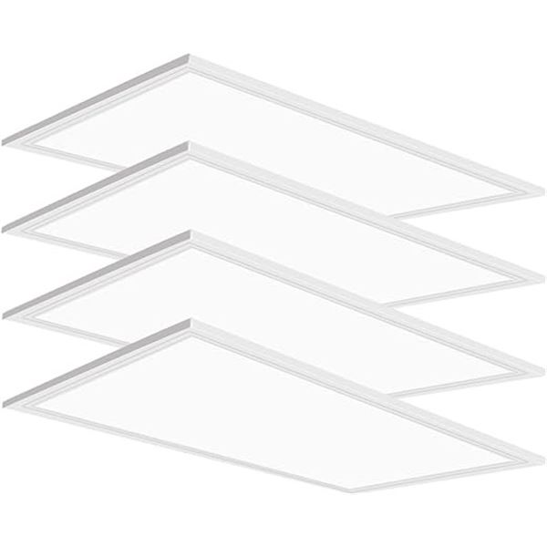 NEW UNPACKED 2'X4' LED PANEL LIGHTS SET OF 4