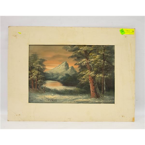 ORIGINAL OIL PAINTING SIGNED