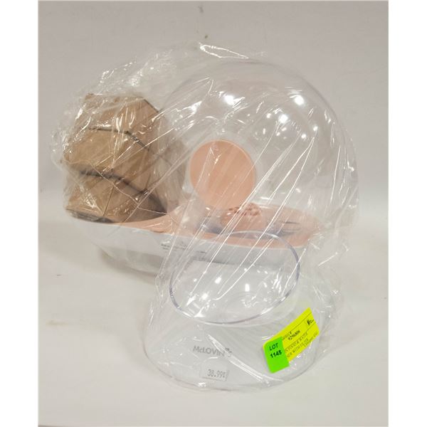 MCLOVIN FOOD & WATER DISPENSER WITH FILTER