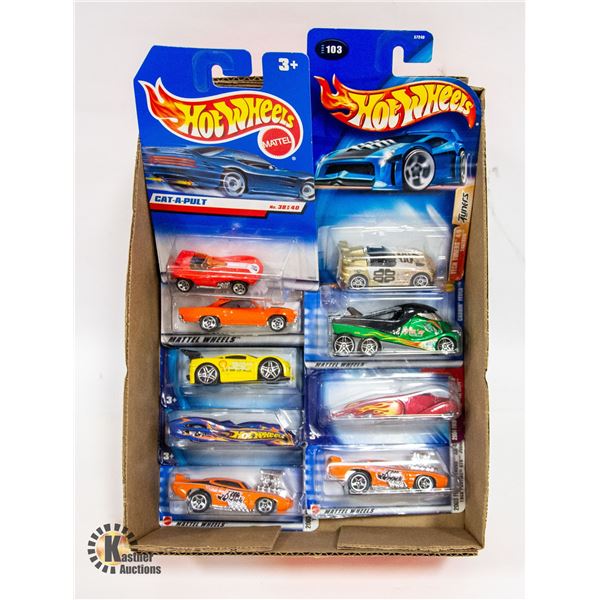 SEALED (9) HOT WHEEL CARS