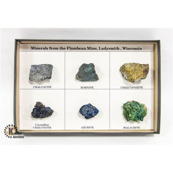 FLAMBEAU MINE MINERAL COLLECTION