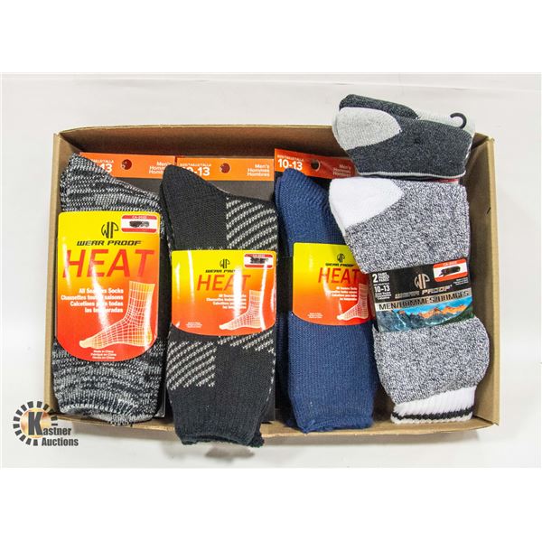 NEW (17) PAIR MENS SOCKS