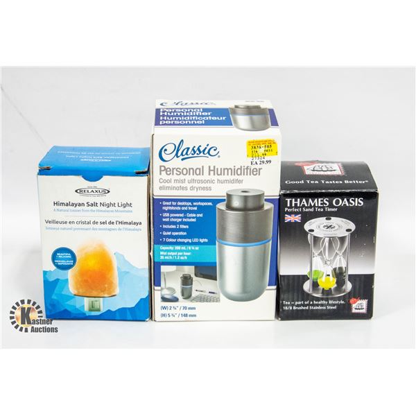 NEW (3) ITEMS RELAXUS