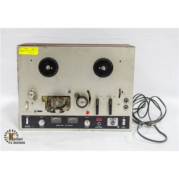 VINTAGE RHEEM REEL TO REEL RECORDER