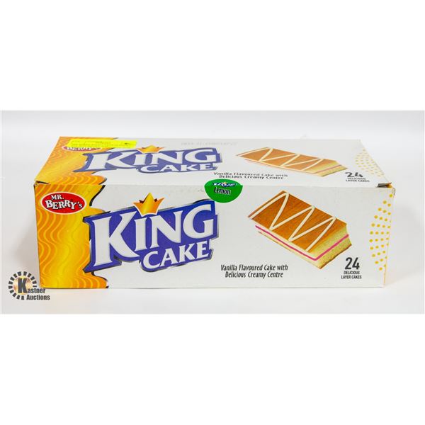 MR BERRY KING CAKES 24 PACKS PER BOX BB JAN 2024